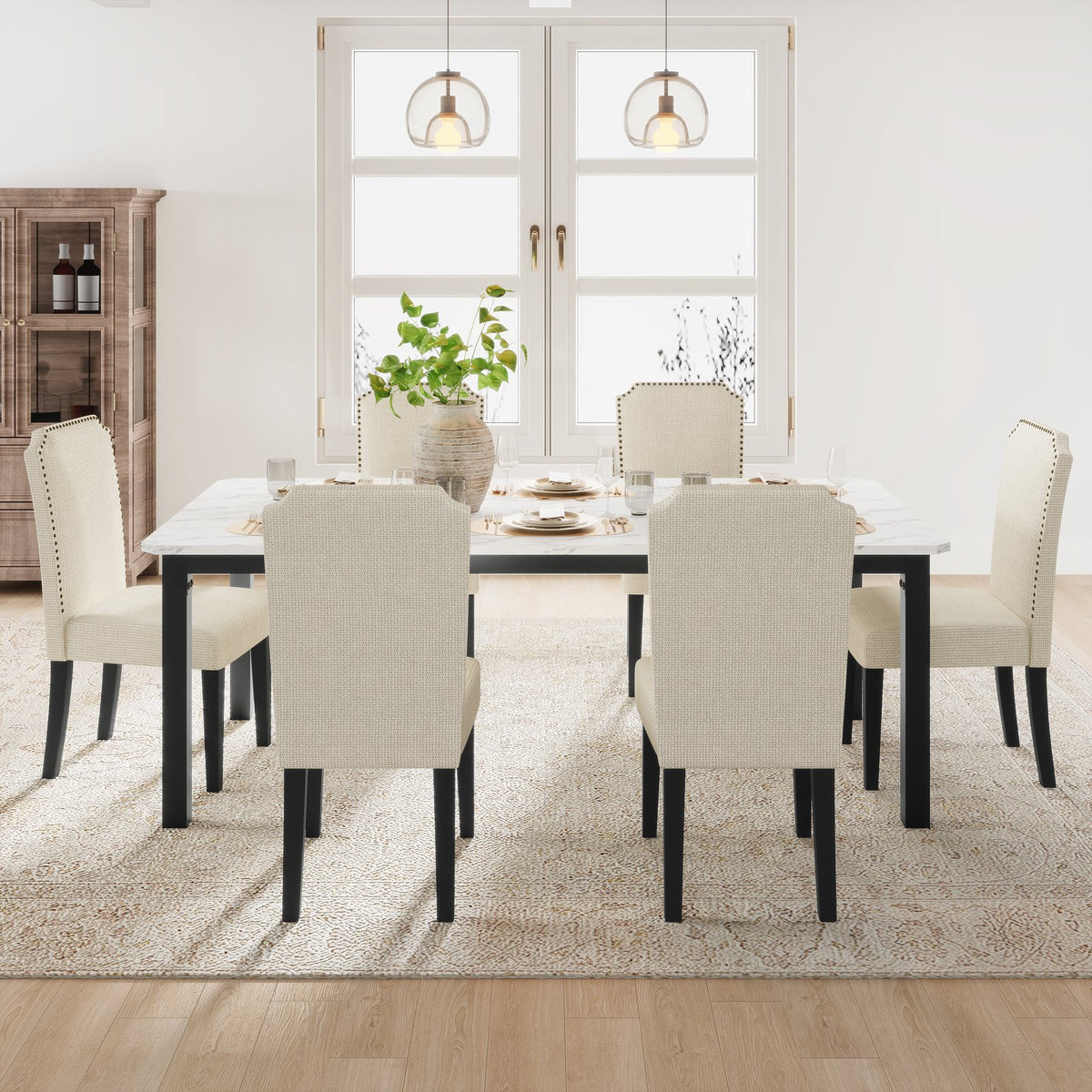 78 7   dining table 6 8 heavy duty metal legs - Temu
