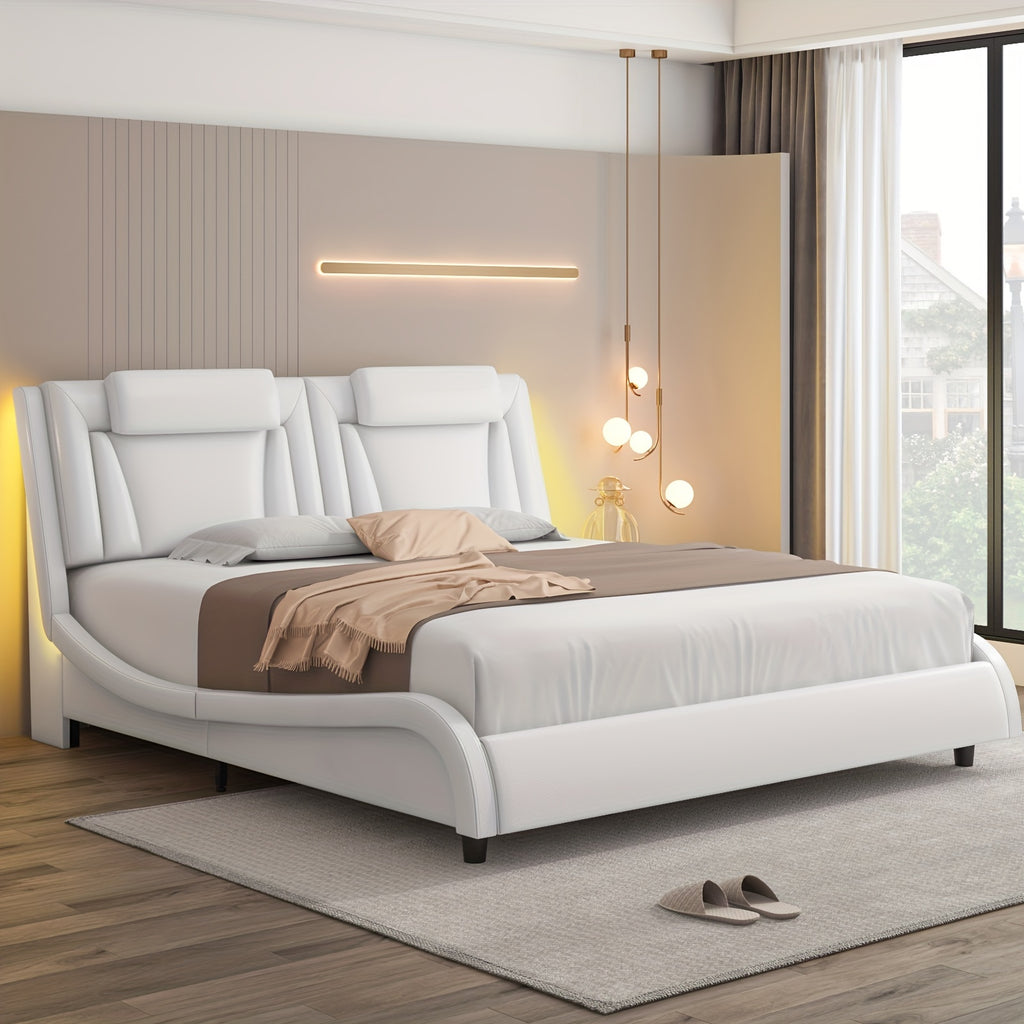 upholstered bed frame   in full queen king sizes - Temu