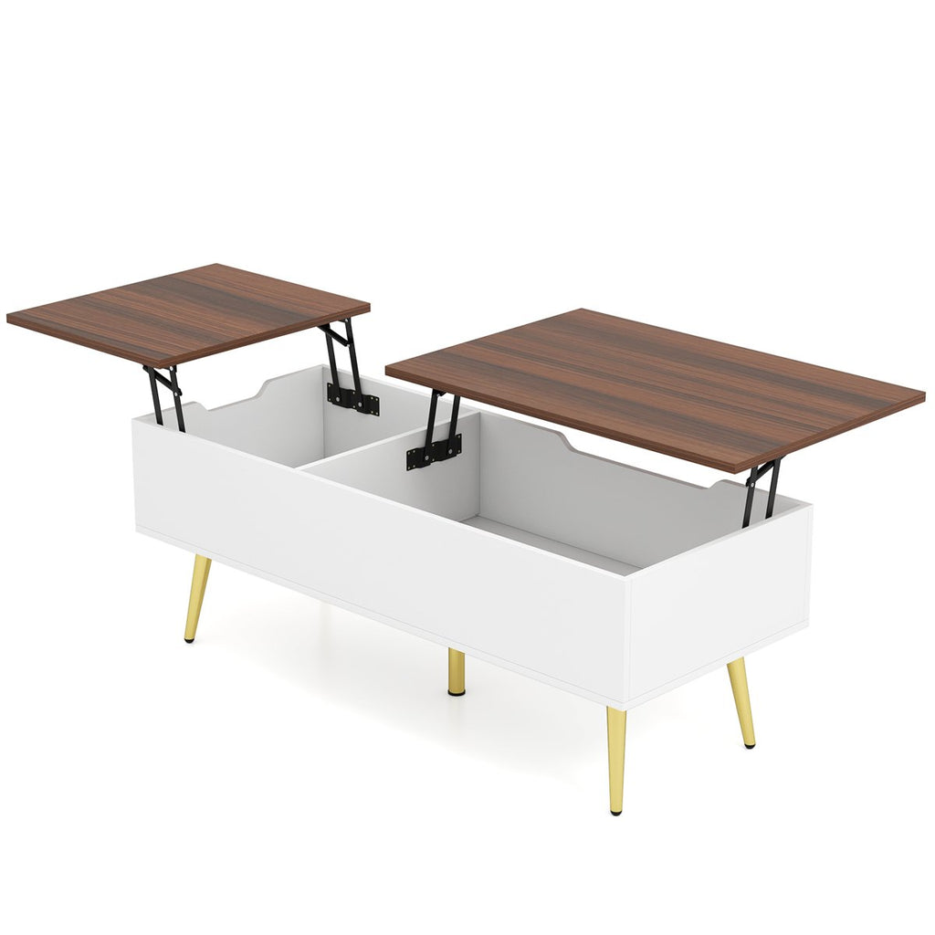47 inch lift top coffee table 2 hidden compartments walnut - Temu