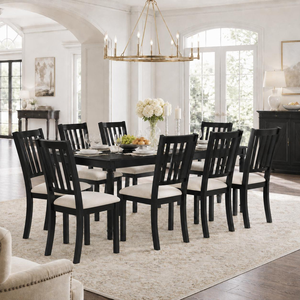 grain farmhouse dining table set soft - Temu