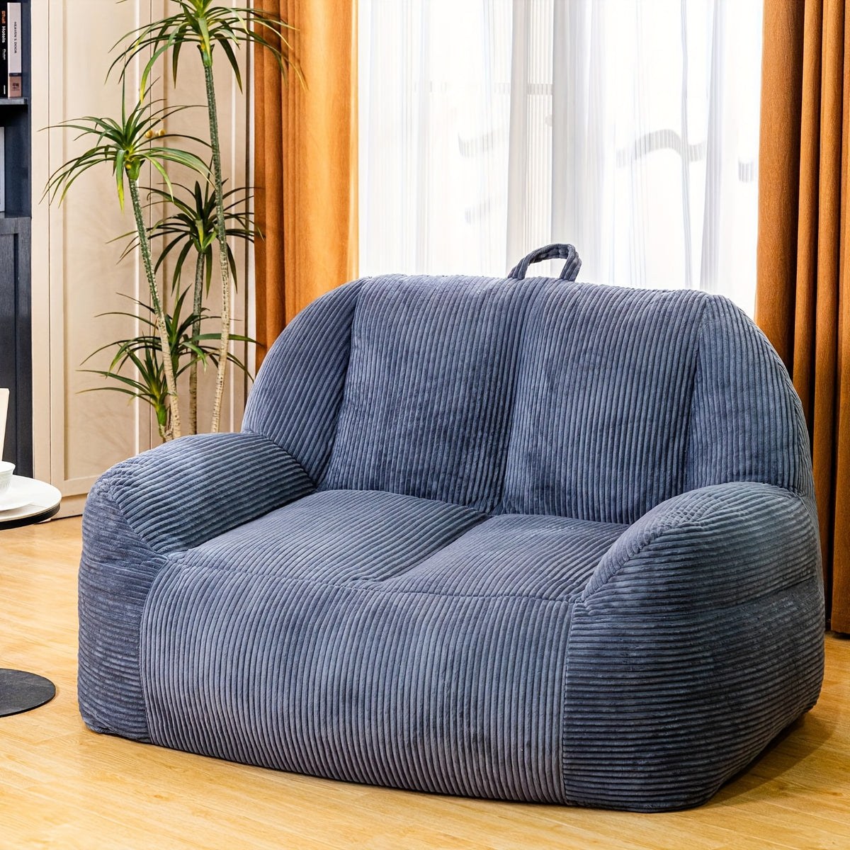 large bean bag chair sofa memory foam filler lounger - Temu