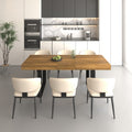 rectangle extendable dining table designed 6 10 people - Temu