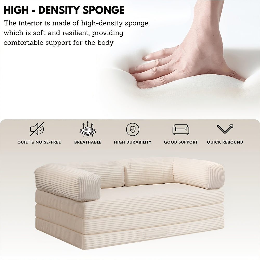 4 in 1 convertible sofa bed futon foldable sleeper system - Temu