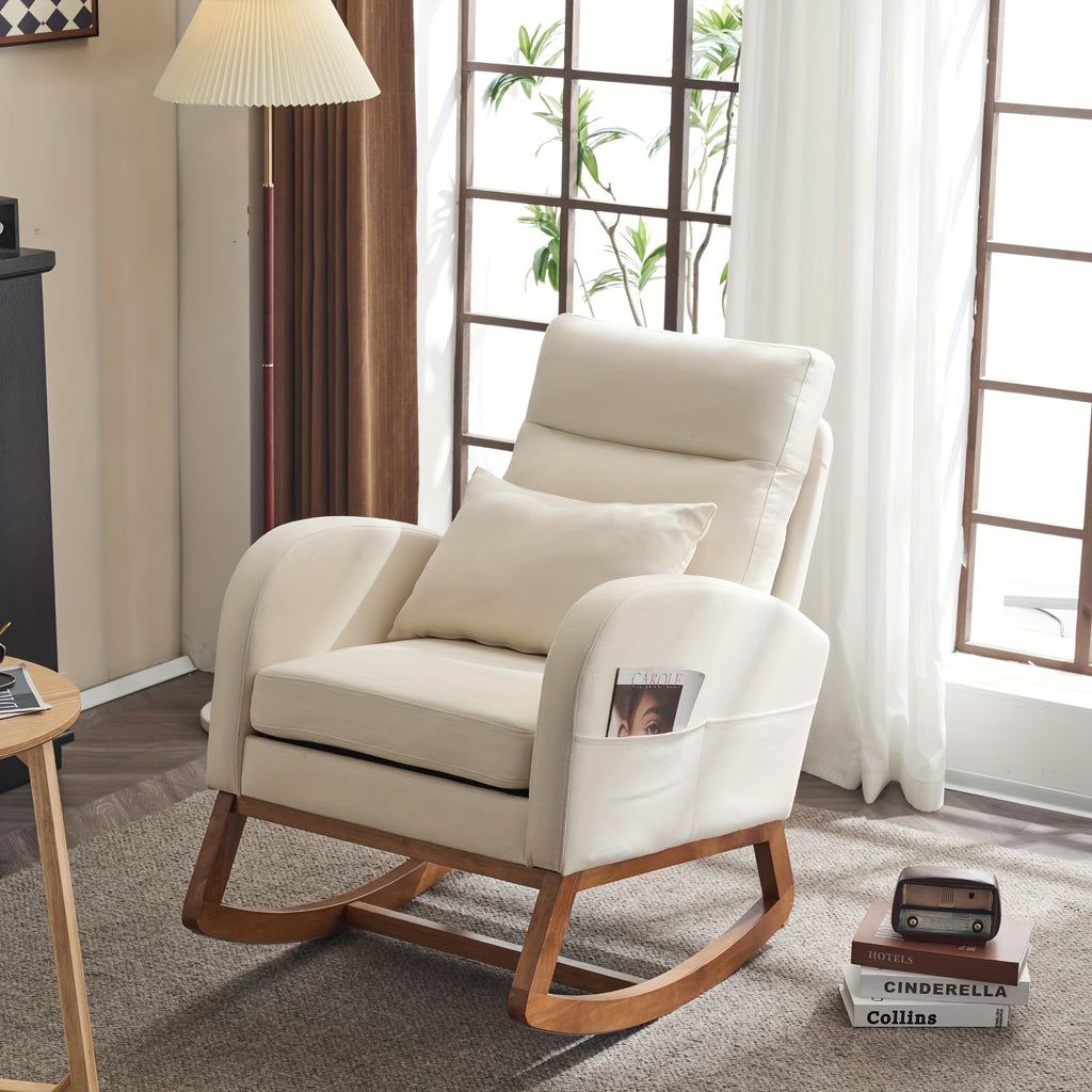 rocking chair high seat upholstered   century - Temu