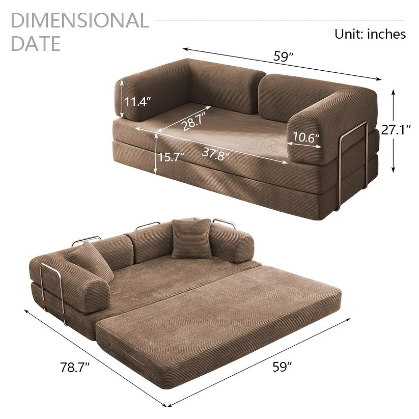 78 7 70 8 59 folding   bed convertible floor sofa - Temu
