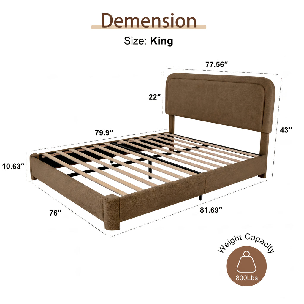 full queen king size bed frame adjustable headboard - Temu