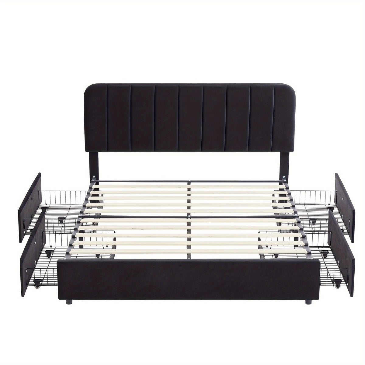 twin full queen king size upholstered bed frame drawers - Temu