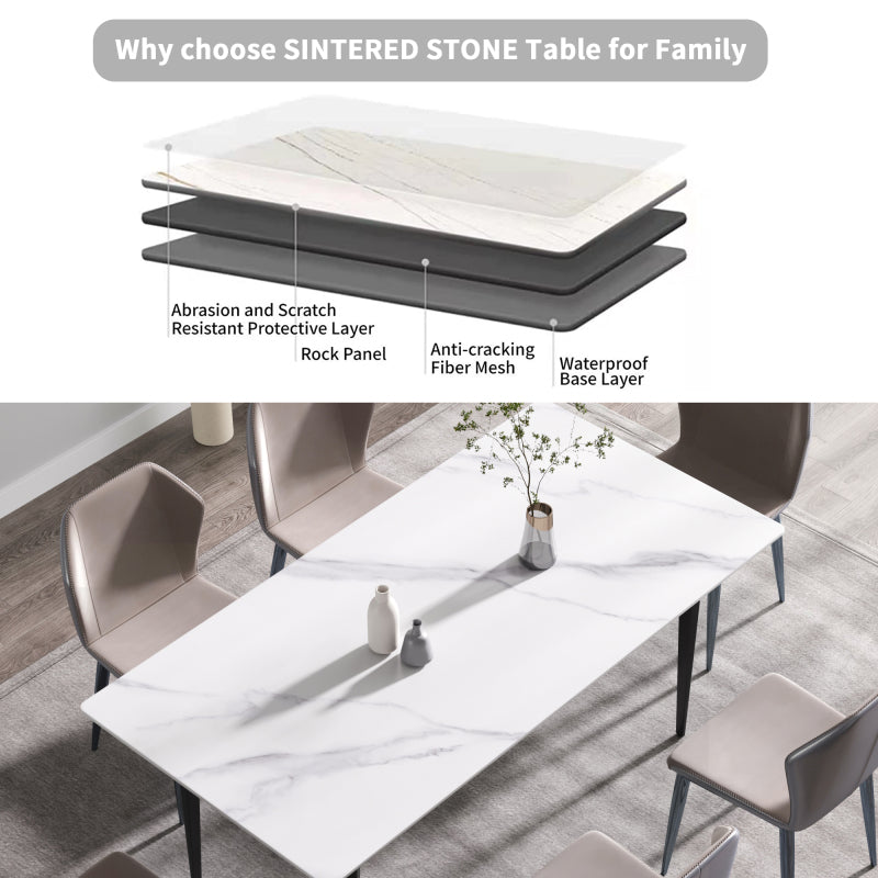 70 87 modern artificial stone white straight   - Temu