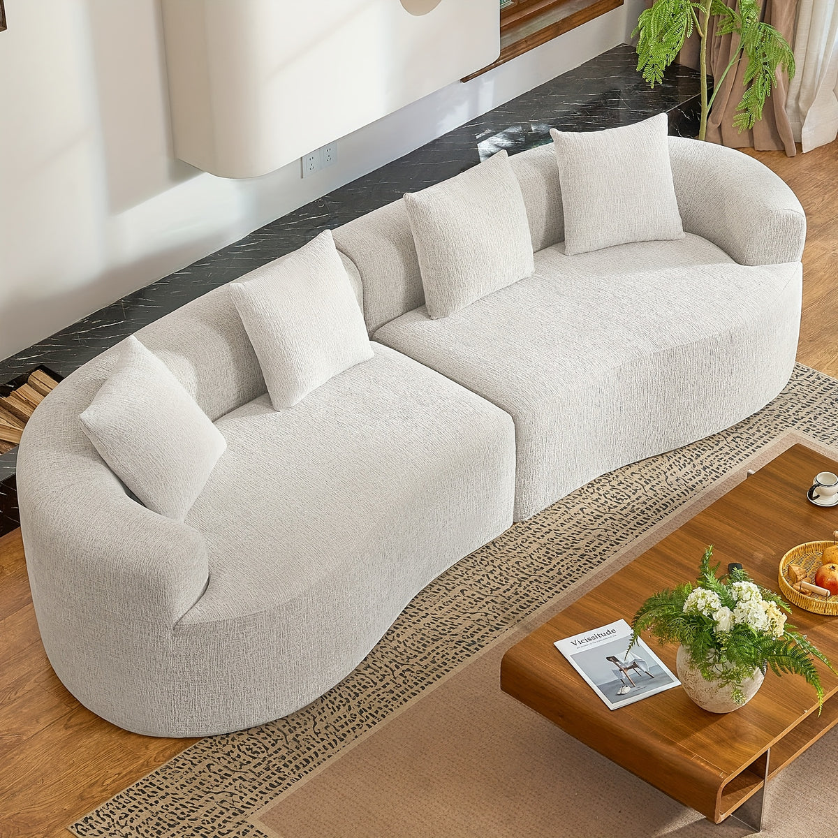 110 modular cloud couch compression design curved couch - Temu