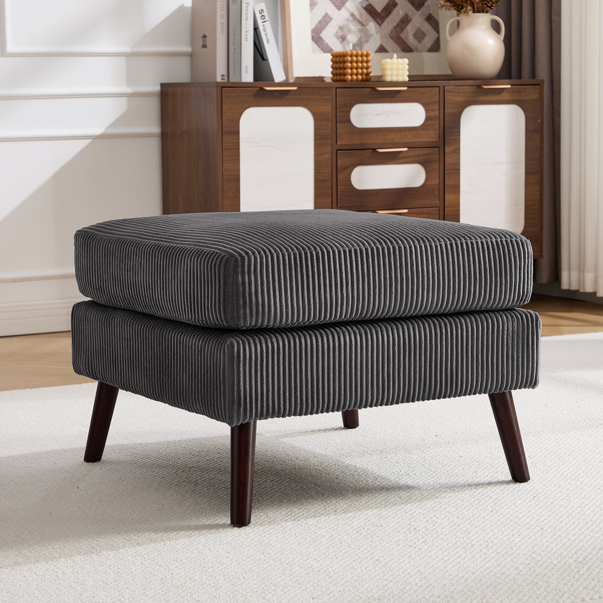 accent chair reading chair deep seat corduroy armchair - Temu