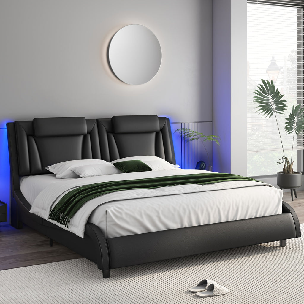 upholstered bed frame   in full queen king sizes - Temu