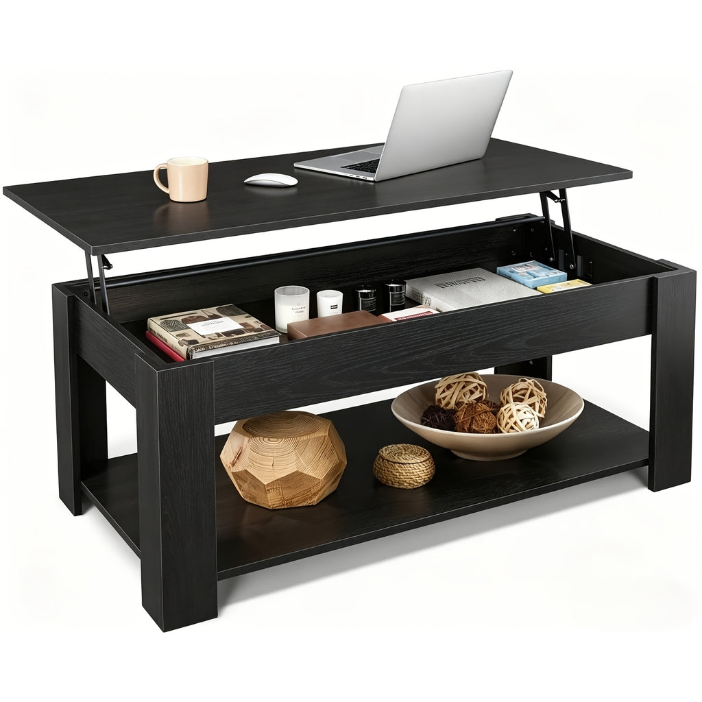 41 lift top coffee table hidden storage compartment rising - Temu