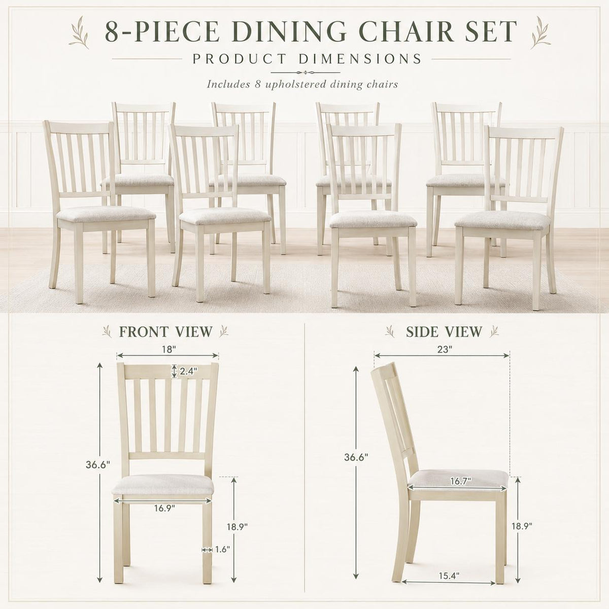grain farmhouse dining table set soft - Temu
