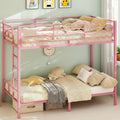 twin twin bunk bed flat rungs stairs heavy duty metal - Temu