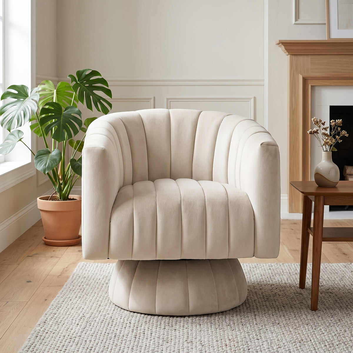 360 swivel   accent chair   century tufted velvet - Temu