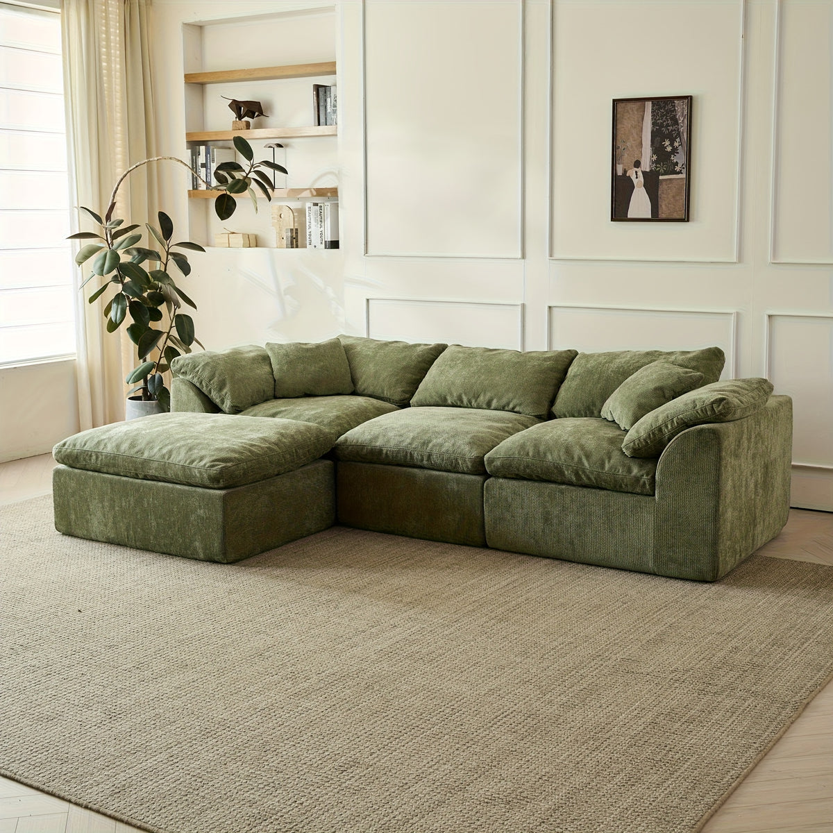 109 modern cloud couches living room deep seat convertible l - Temu