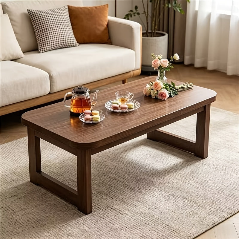 rounded corner reinforced small tea table multifunctional - Temu