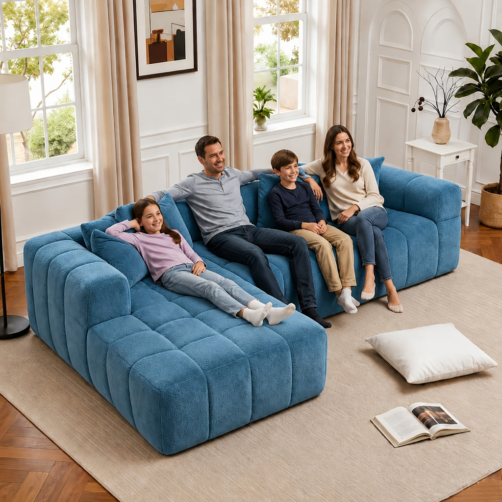 107 9 oversized modular sectional sofa deep seat l shaped - Temu