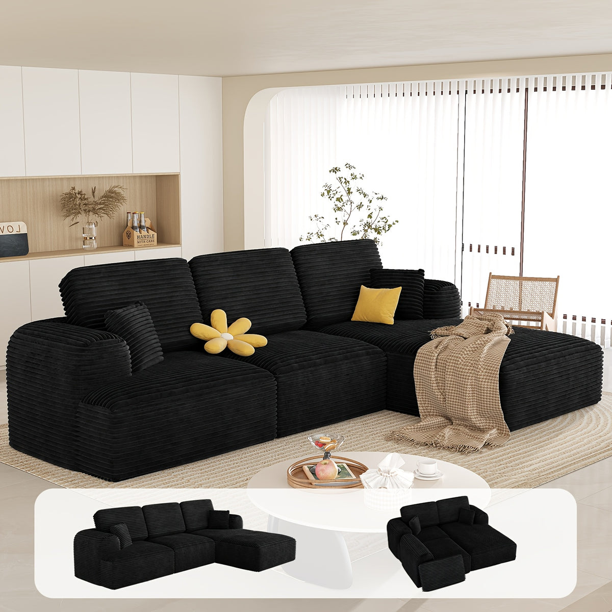 106 inch living room sofa boneless living room sofa - Temu
