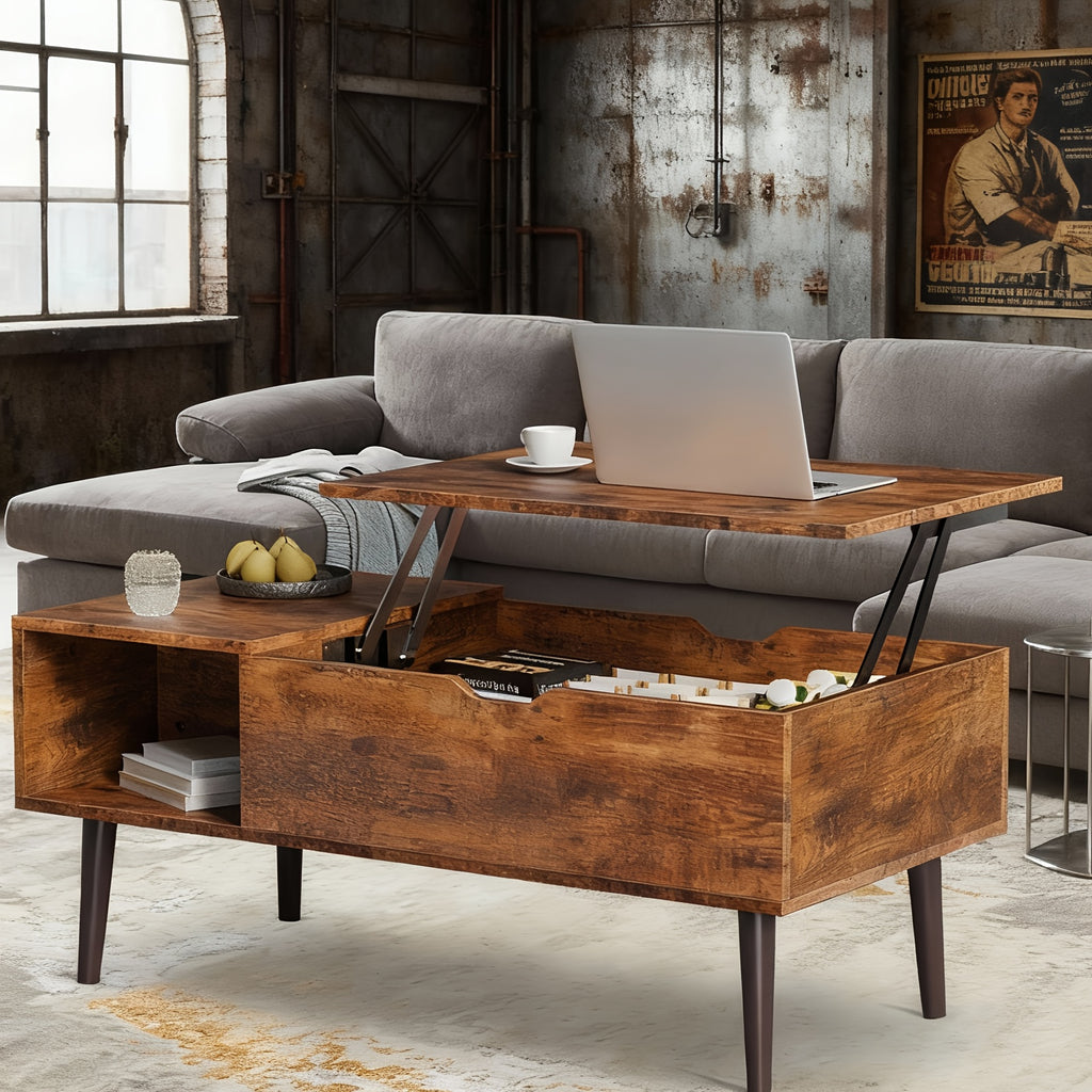 multifunctional lift top coffee table storage compartment 2 - Temu