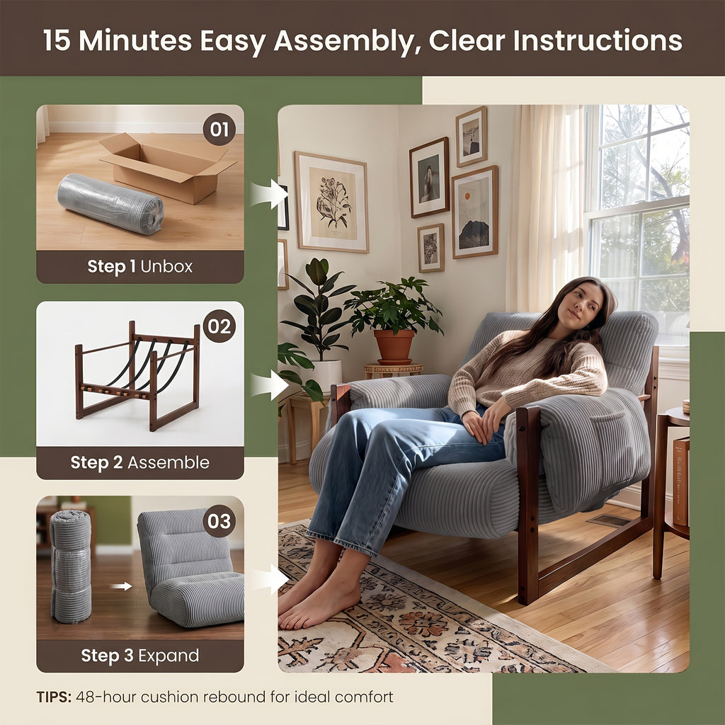 beige gray full body supportive leisure sofa wood grain - Temu