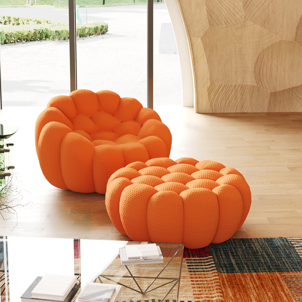 oversized   3d textile material upholstered bean - Temu
