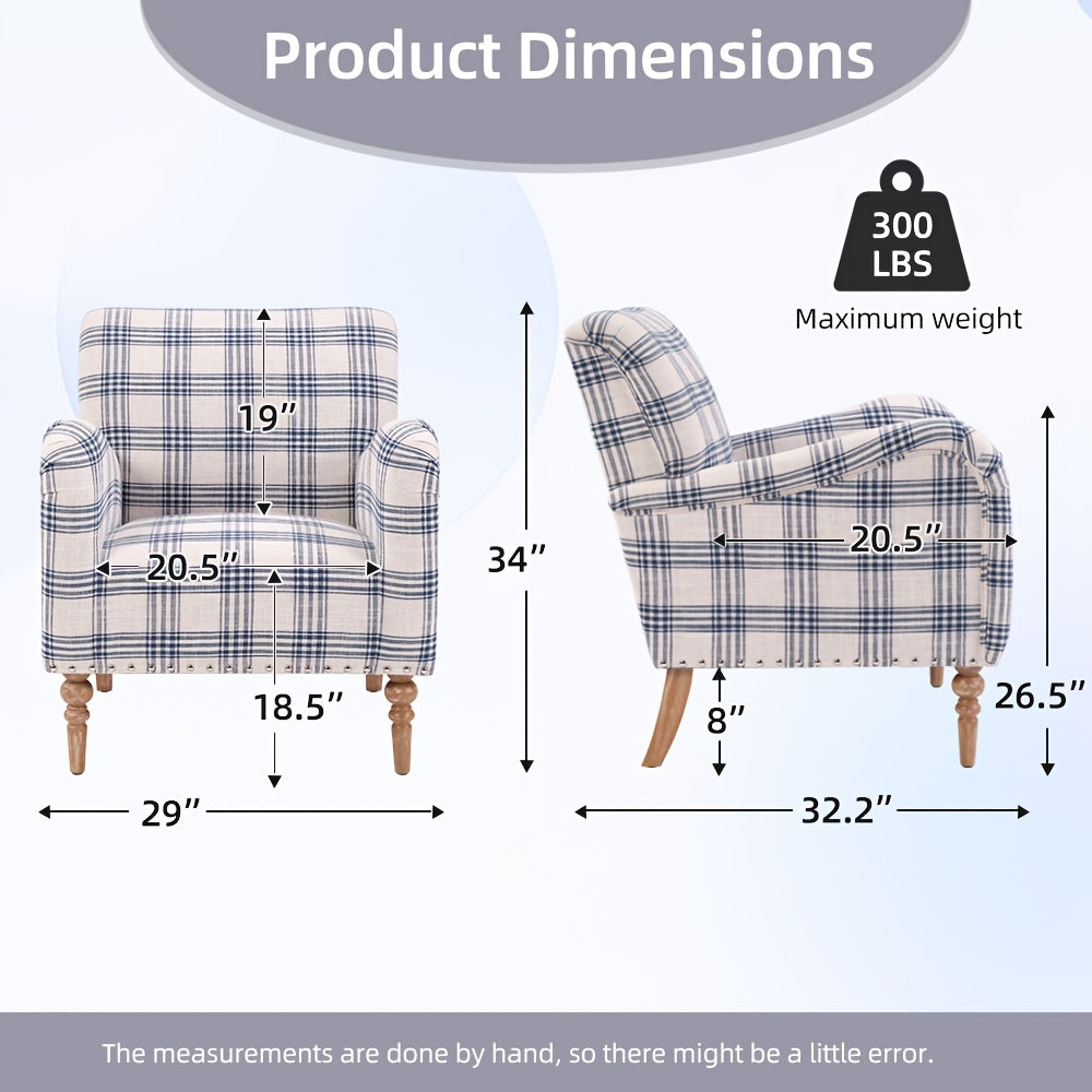 farmhouse   accent chair upholstered armchair   - Temu
