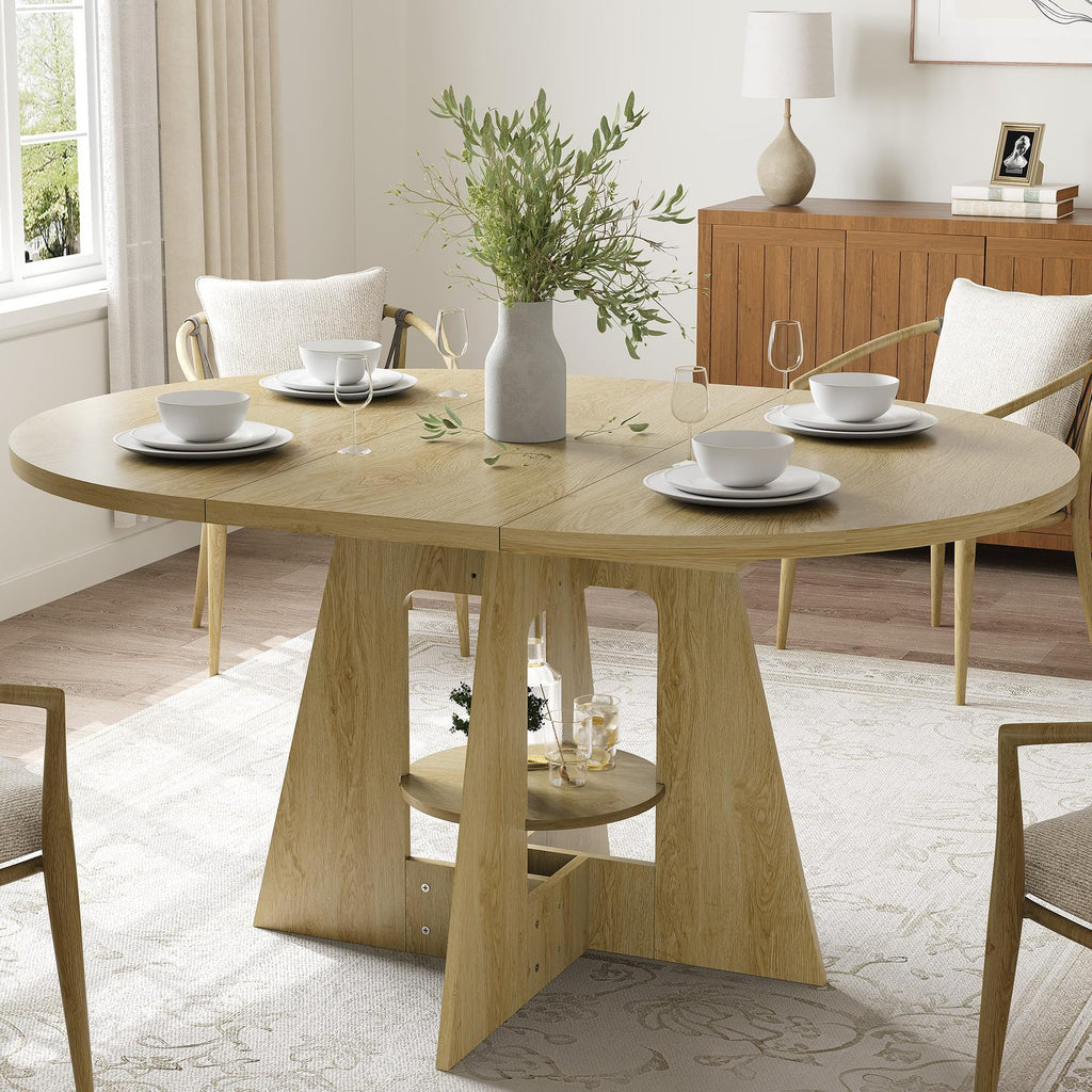 59 oval farmhouse dining table 4 8 rustic kitchen dining - Temu