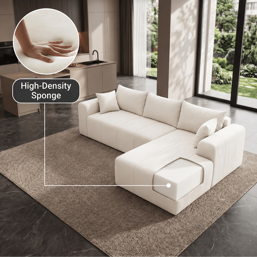 modular sectional sofa l shaped cloud couch boneless couch - Temu