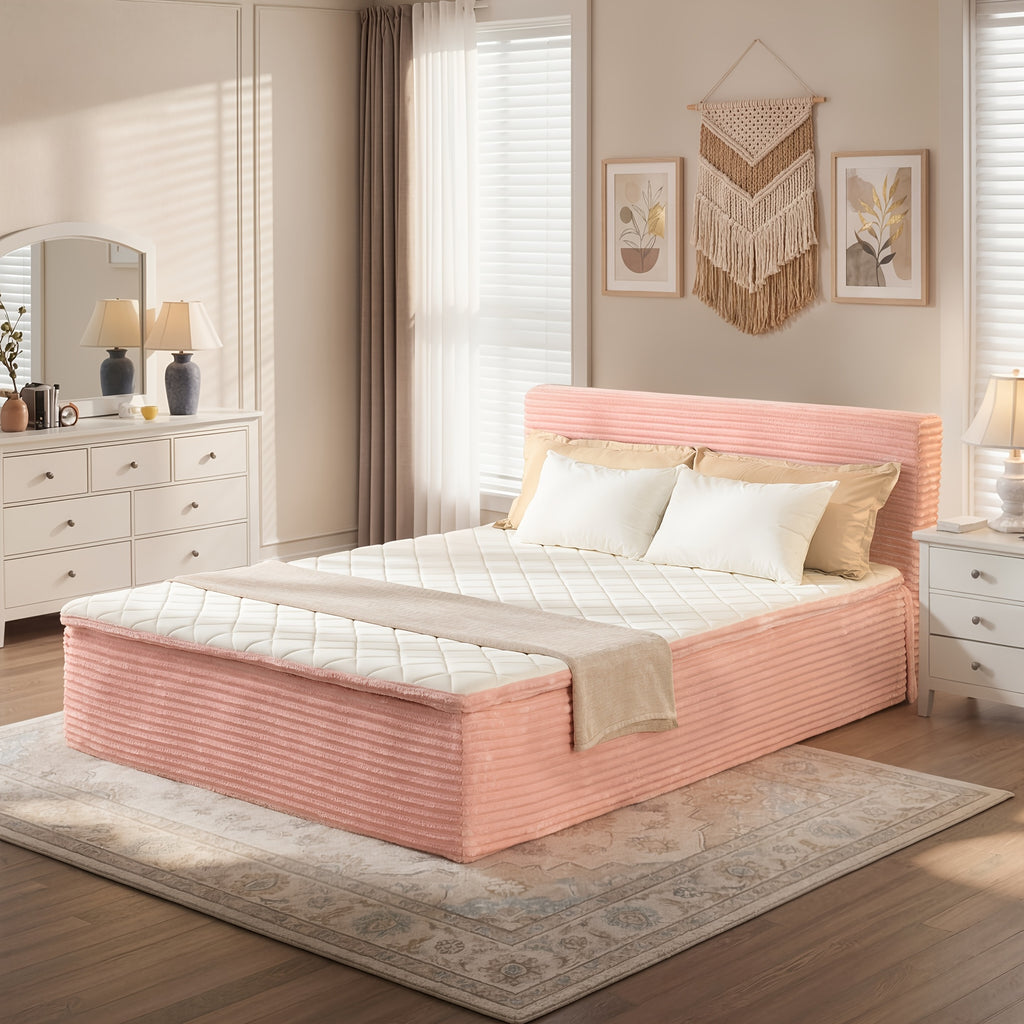 complete sofa bed set mattress headboard no assembly - Temu