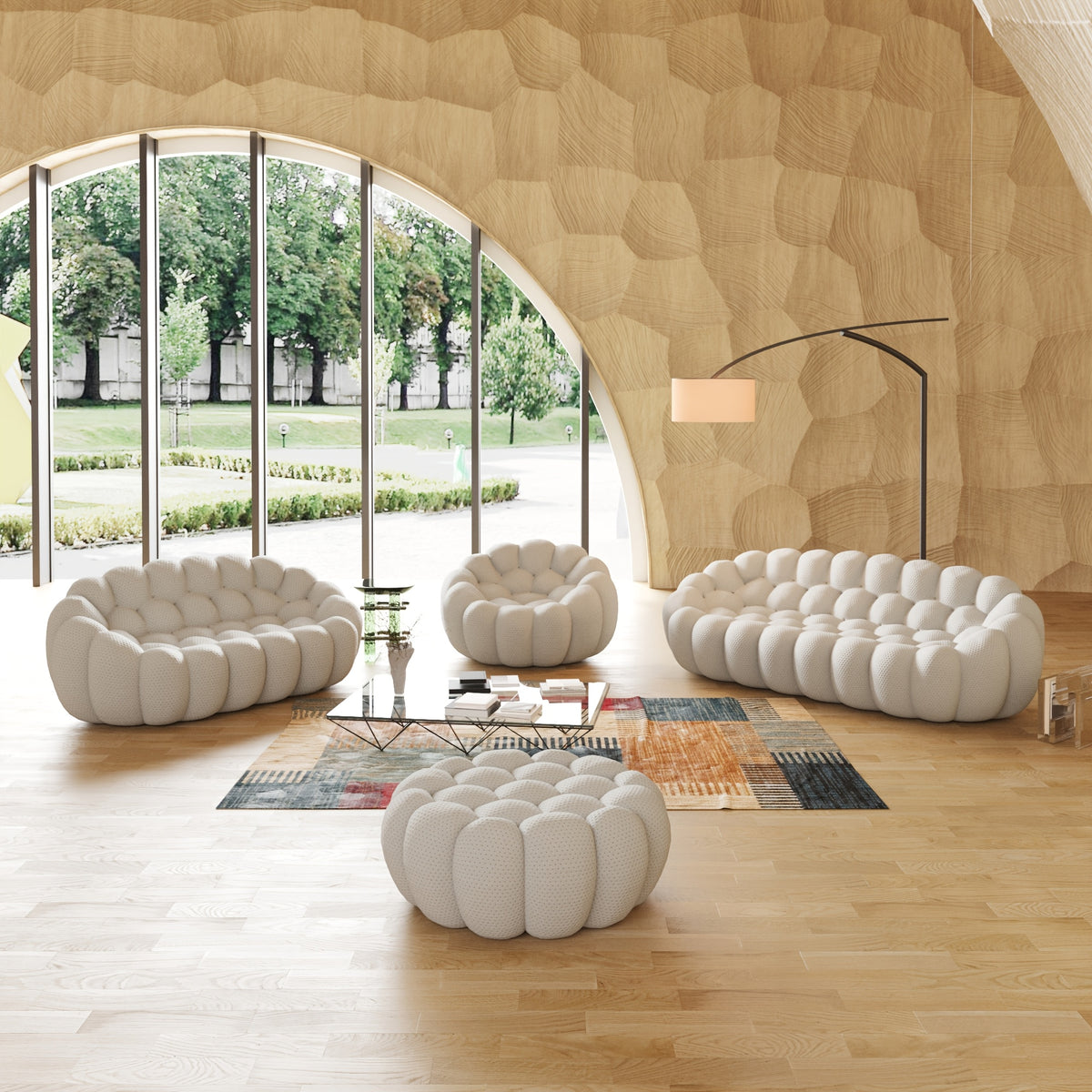 oversized   3d textile material upholstered bean - Temu