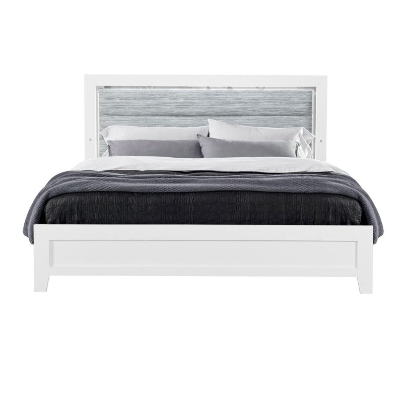 modern white twin bed frame upholstered headboard easy - Temu