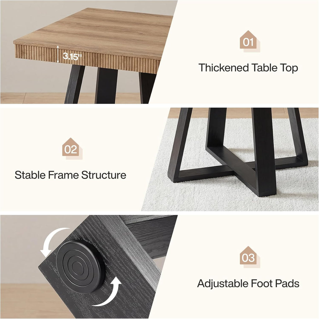 31 5 inch square dining table   rustic wood kitchen - Temu
