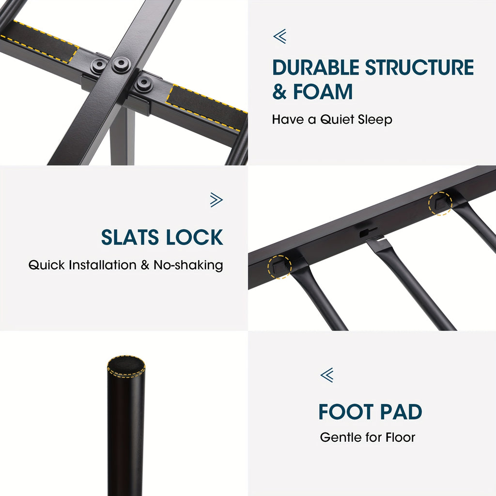 contemporary metal bed frame retro iron style head - Temu