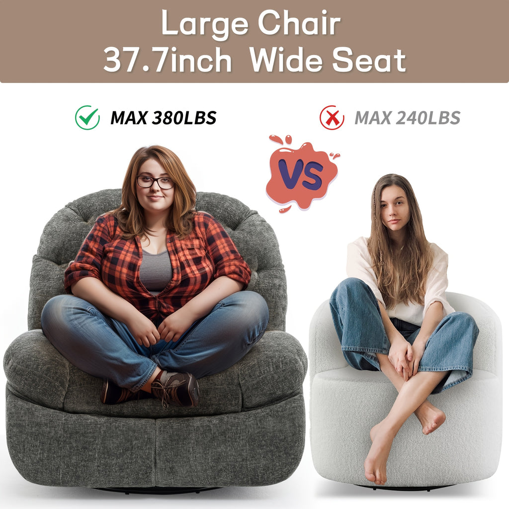 personal care armchair large 360 swivel rocking chair   - Temu