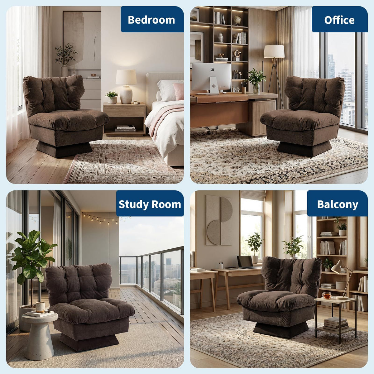 accent chair 360 comfy modern sofa chair oversize   8 - Temu