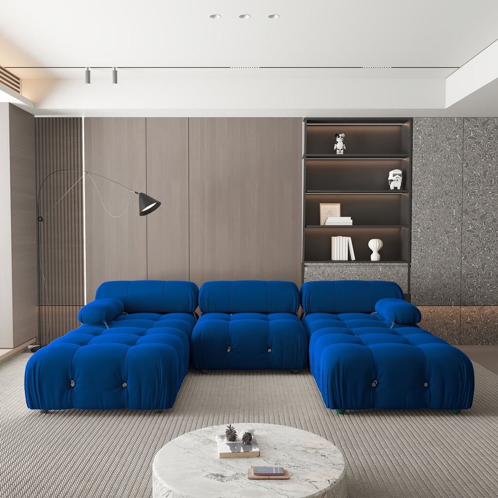 modular sectional sofa 105 55 inch convertible u shaped - Temu