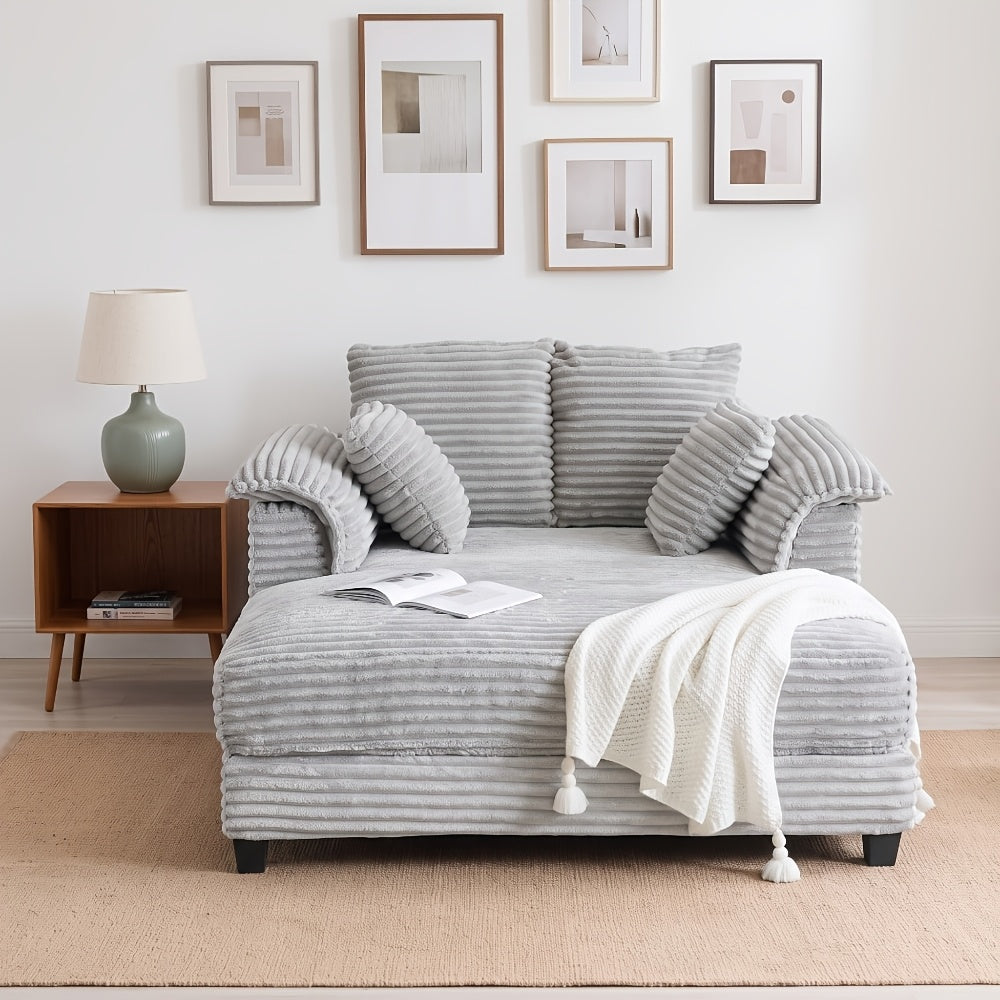 56 oversized corduroy sofa bed recliner sleeper - Temu