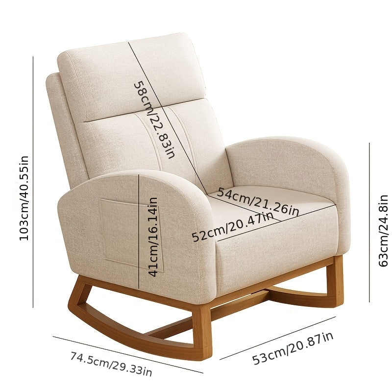 single recliner comfortable decorative chair high backrest - Temu