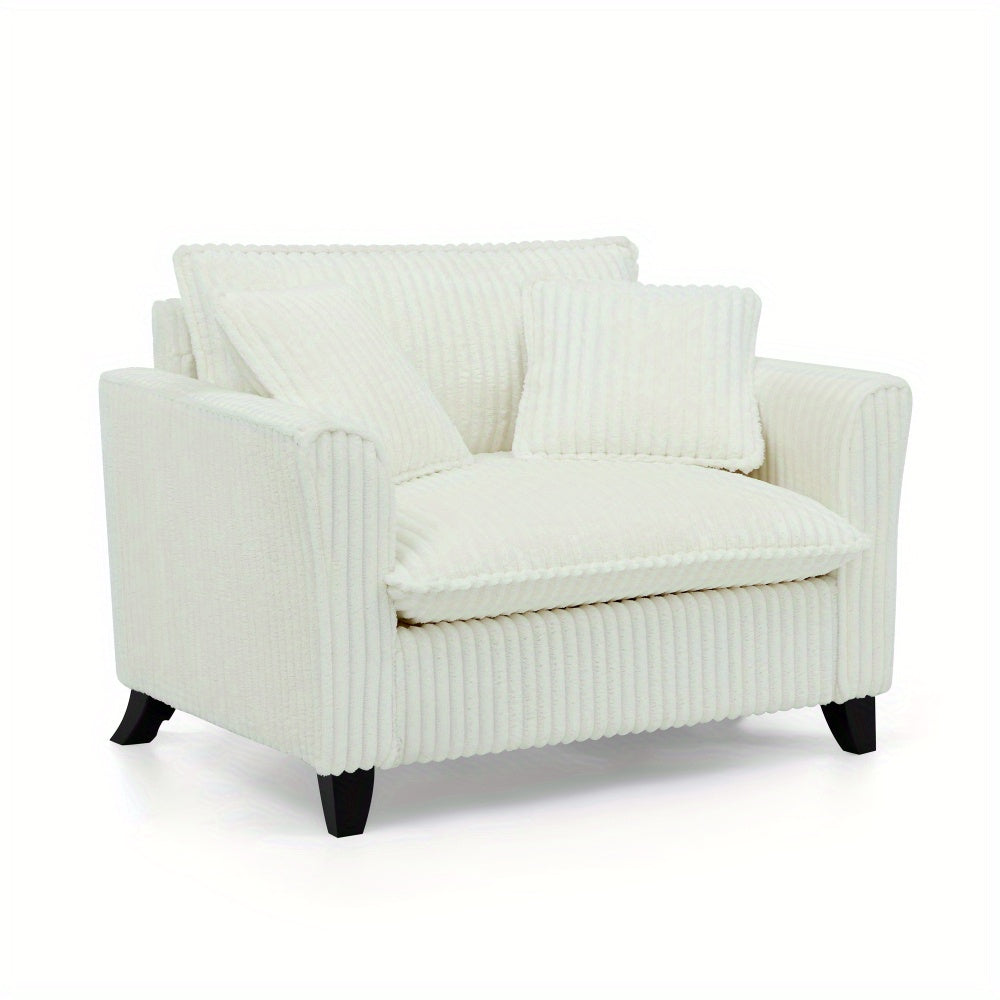 a cozy single seater lounge chair a soft cushion back - Temu