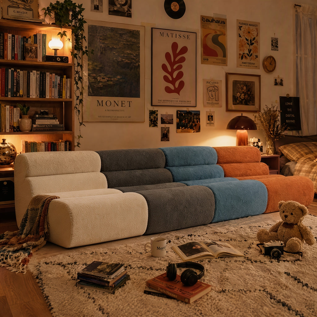 45 oversized foam sofa chair victorian armless floor lounge - Temu