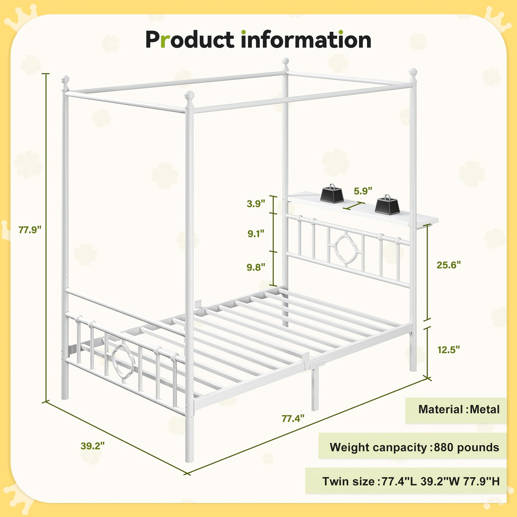 queen full twin size bed frame storage headboard - Temu