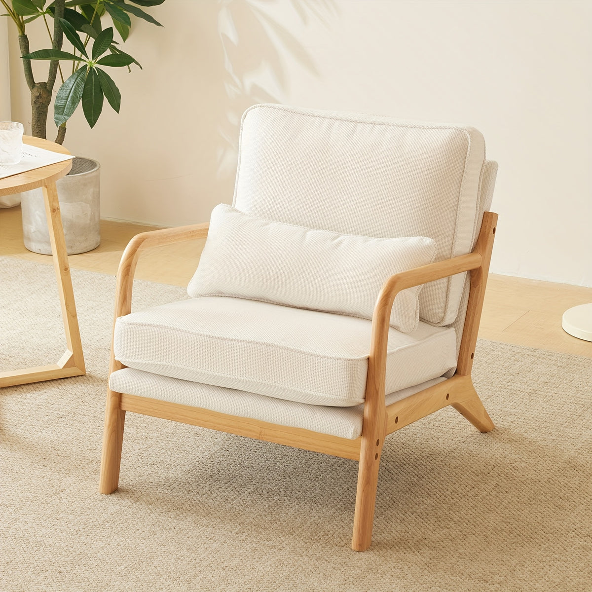 comfy accent chair   century modern lounge armchair - Temu