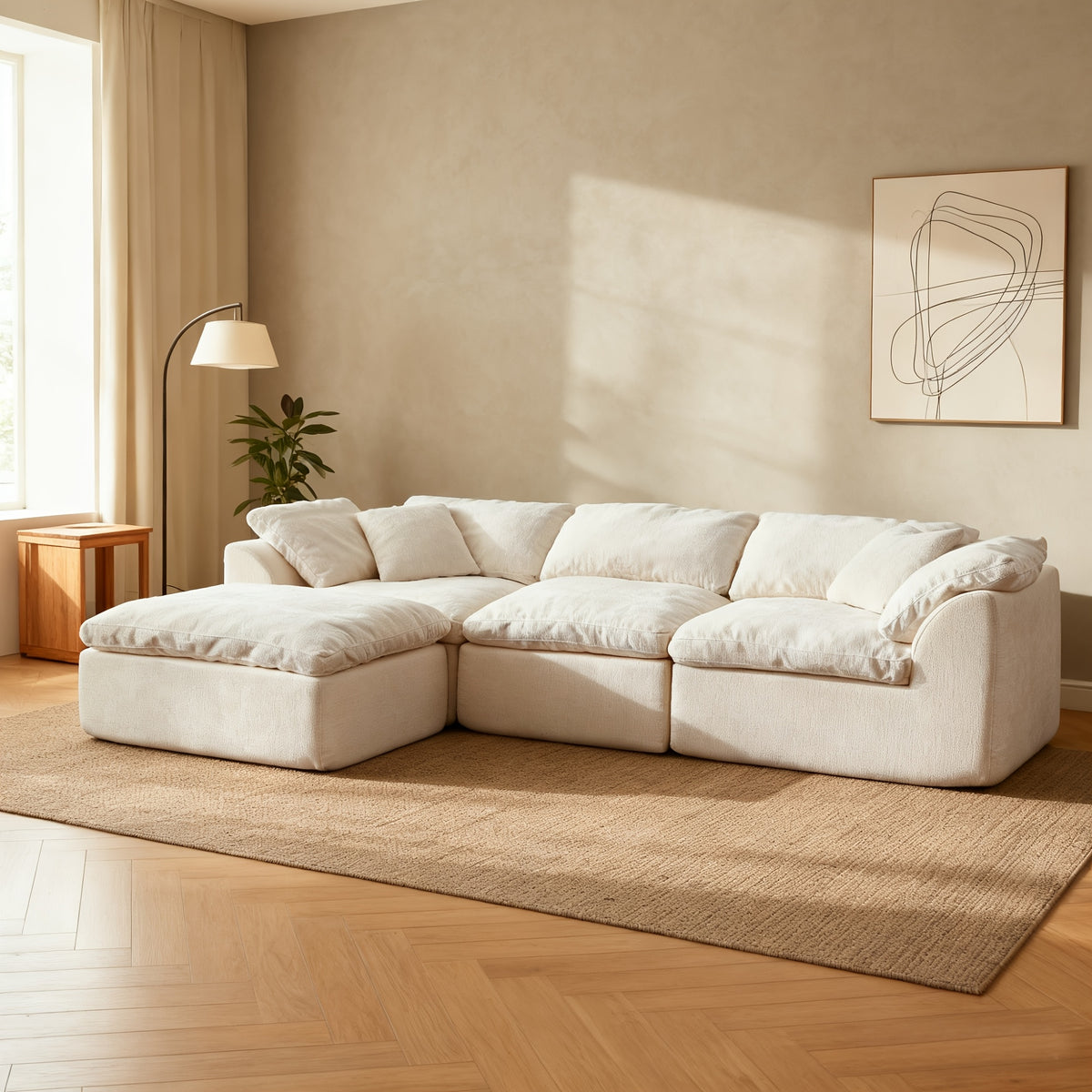 109 modern cloud couches living room deep seat convertible l - Temu