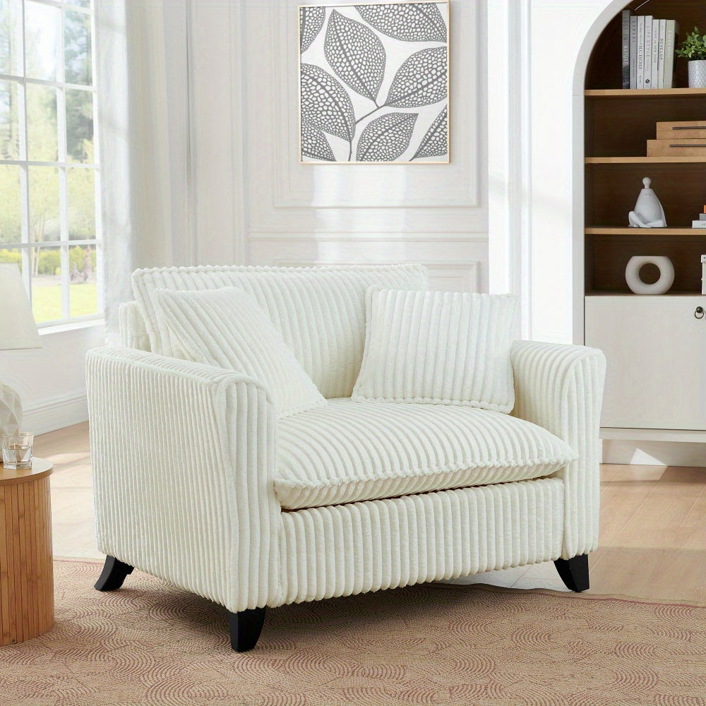 a cozy single seater lounge chair a soft cushion back - Temu