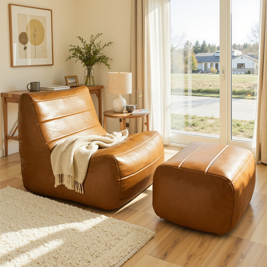 accent chair movable   comfy chaise lounge   rest - Temu