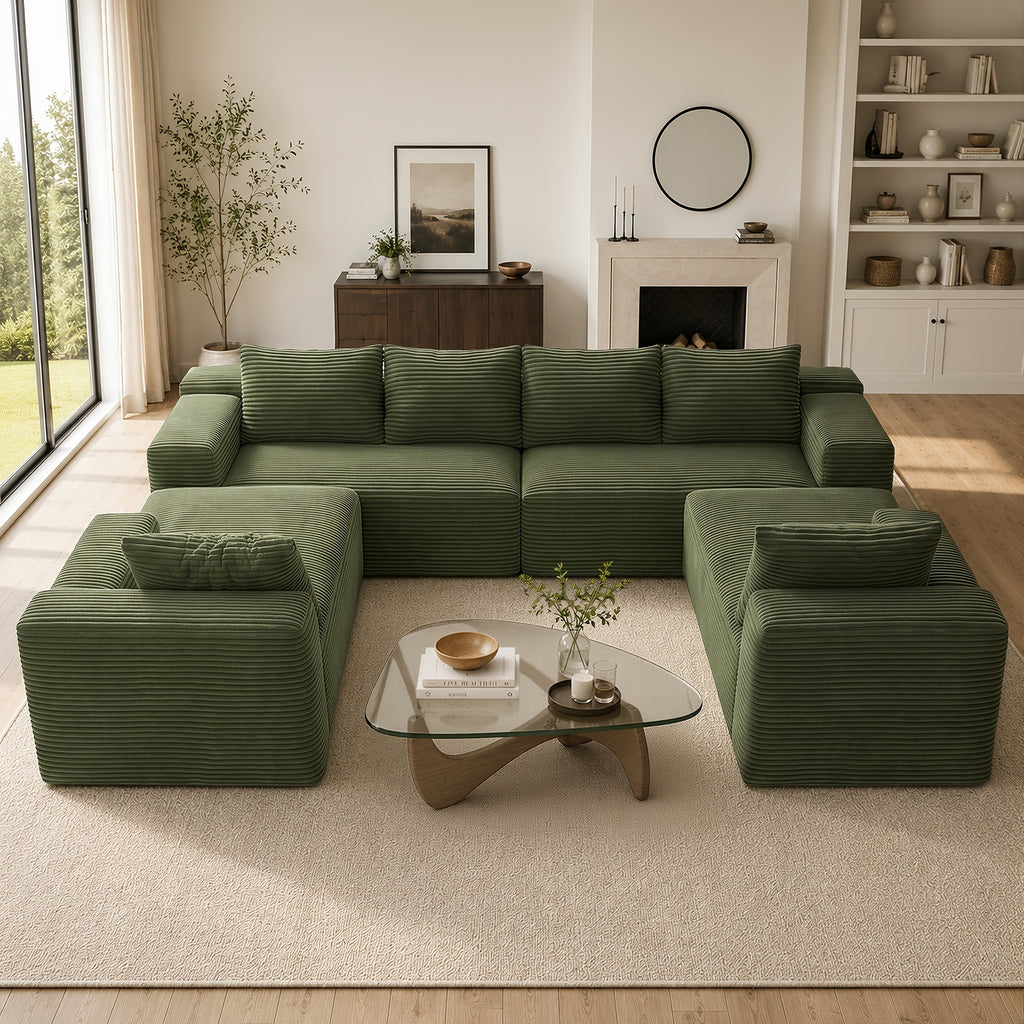 121 u shaped modular sectional sofa suitable holiday - Temu