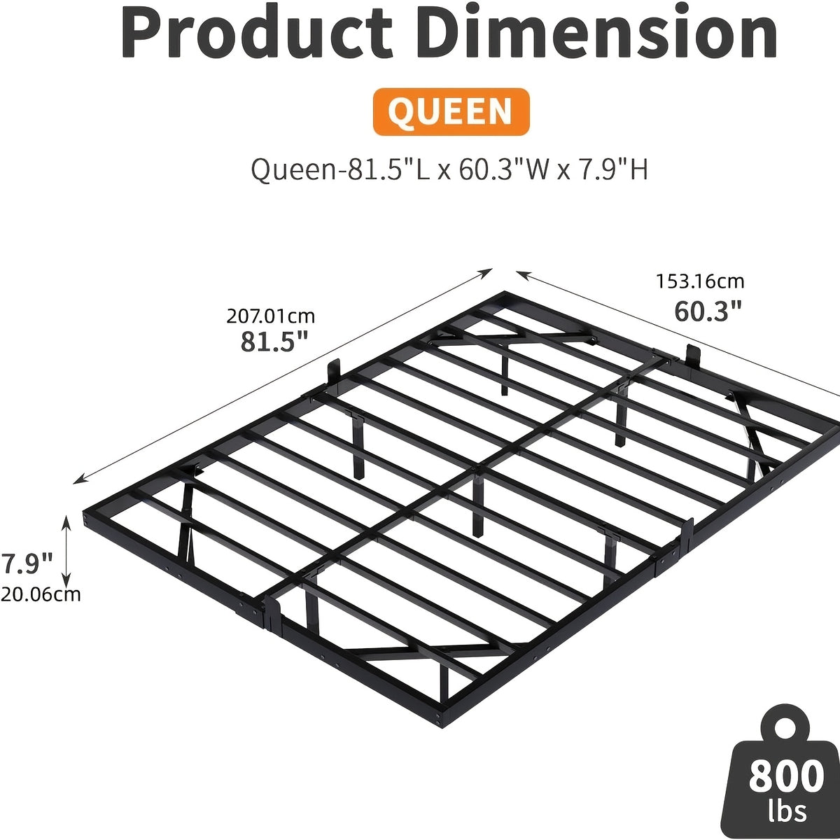 modern floating bed frame led lights full queen size heavy - Temu