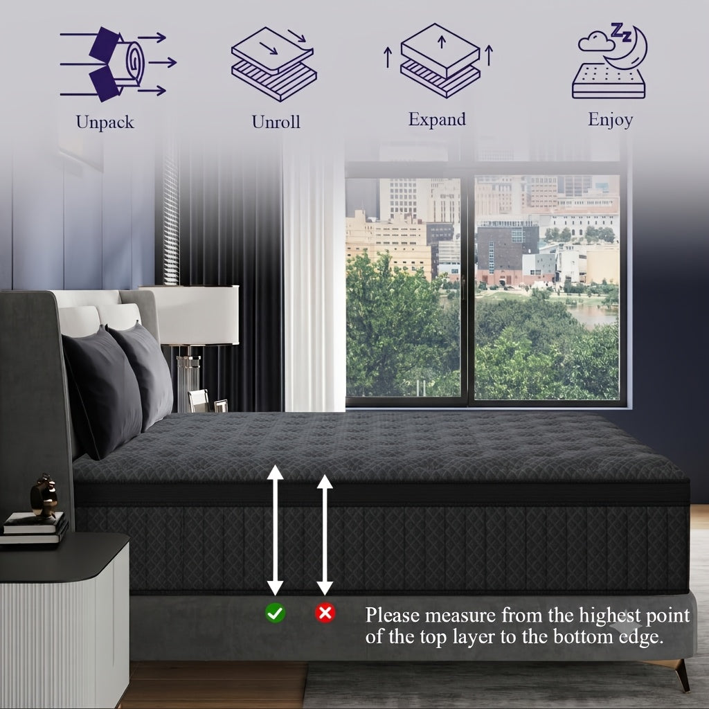 10 12 14 gel memory foam     twin - Temu
