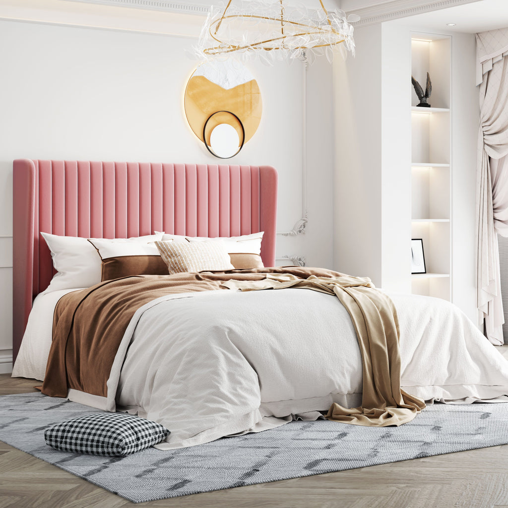 full queen king size velvet upholstered bed frame - Temu